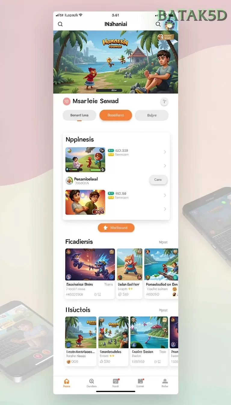 Cuplikan layar ZZ4D — menu navigasi