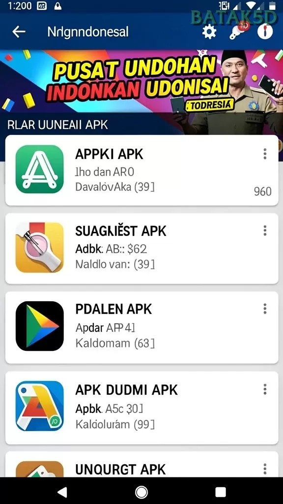 Cuplikan layar 8II — aktivitas